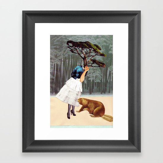 stop it! Framed Art Print