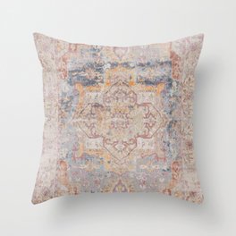 Persian carpet pastel color Throw Pillow