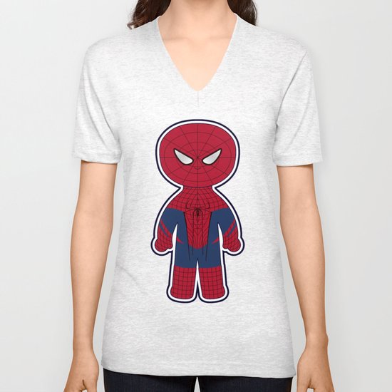 Chibi Spider-man Unisex V-Neck