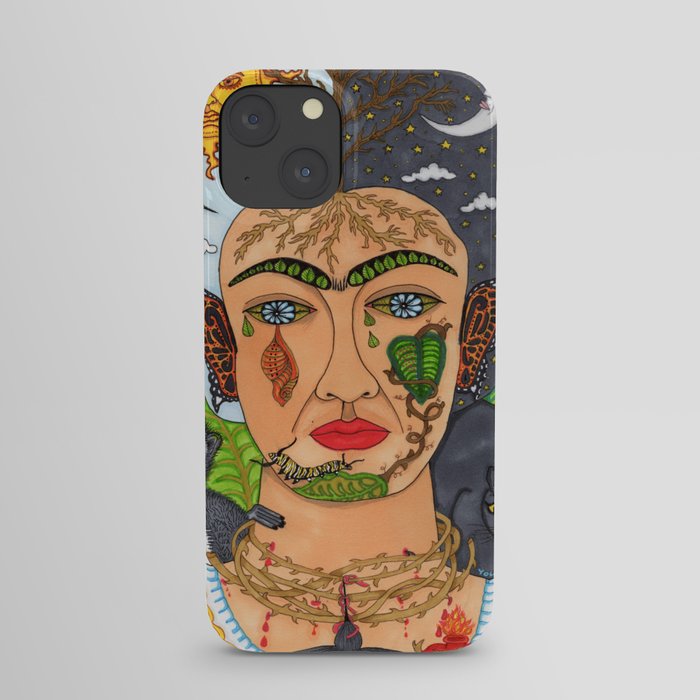 Frida Kahlo Monarca iPhone Case