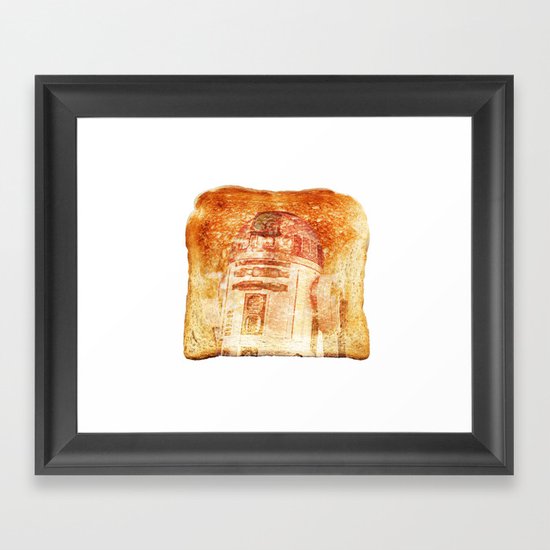 R2D2 toast Framed Art Print