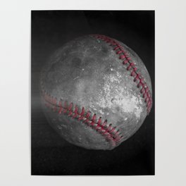 Baseball Vintage Print Poster
