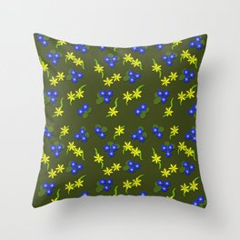 Spring Flowers by Designed by Liv Throw Pillow