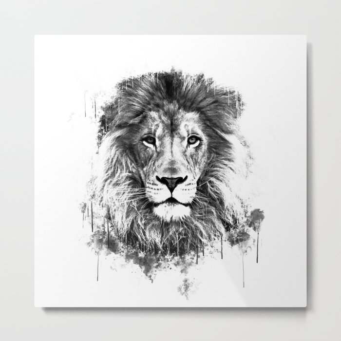 Lion Metal Print