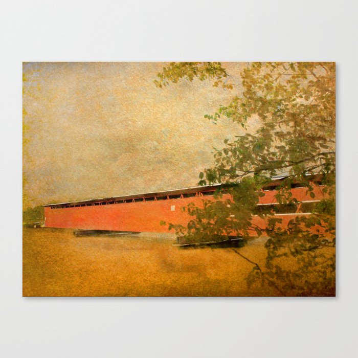 Langley Covered Bridge Canvas Print