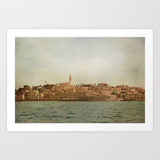 Jaffa from the Sea Art Print