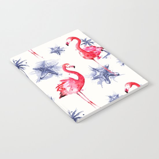Beach Flamingos Notebook