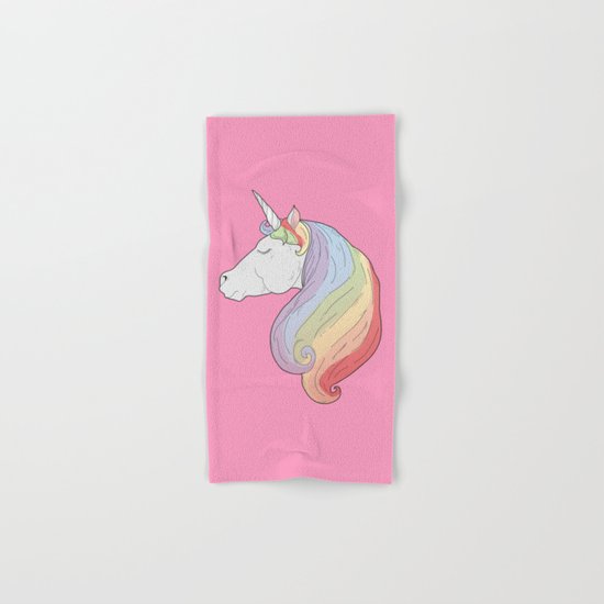 Unicorn Rainbow Hand & Bath Towel