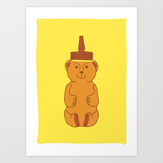 Honey Bear Art Print