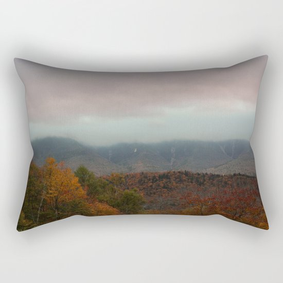 Fog Rolling Over The Hills Rectangular Pillow