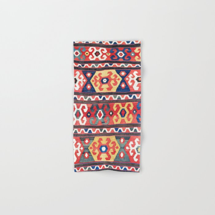 Azeri Azerbaijan South Caucasus Kilim Print Hand & Bath Towel