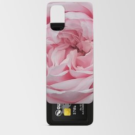 Delicate Pink Rose Flower Petal Pattern Android Card Case