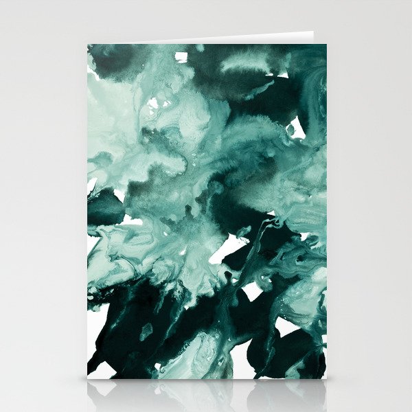 inkblot marble 4 Stationery Cards