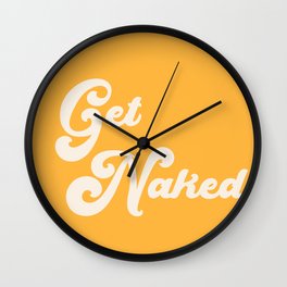 Retro Get Naked Wall Clock