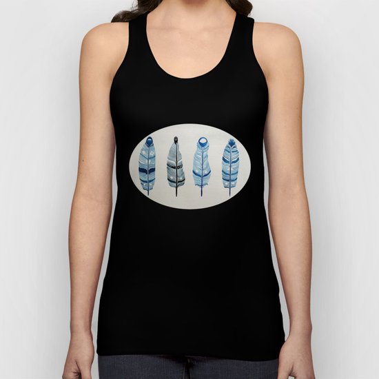 The four siblings of mother bird Unisex Tank Top