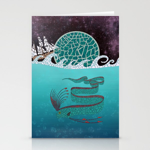 Ore Fish Mosaic Stationery Cards