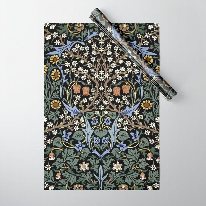 Blackthorn by John Henry Dearle for William Morris Wrapping Paper