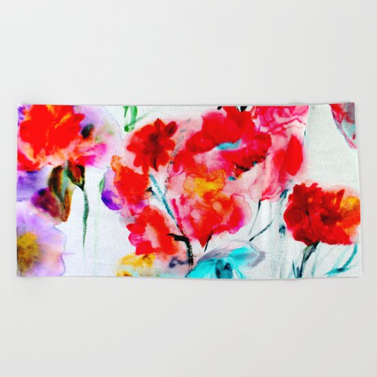 RED Beach Towel