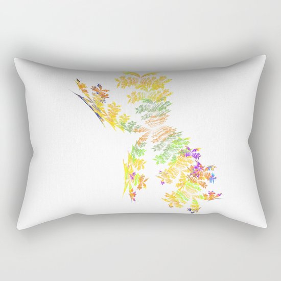 yellow butterfly Rectangular Pillow