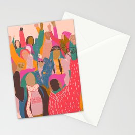 Womens march Stationery Cards