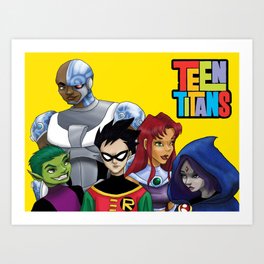 Teen Titans Art Print