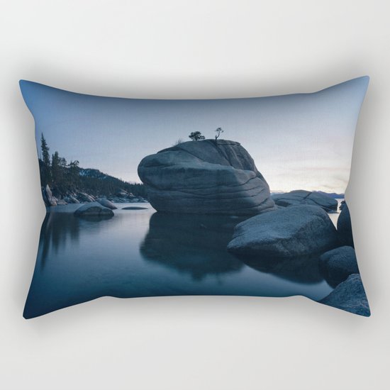 Rocks Landscape Boulder Rectangular Pillow