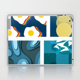 Assemble patchwork composition 8 Laptop Skin