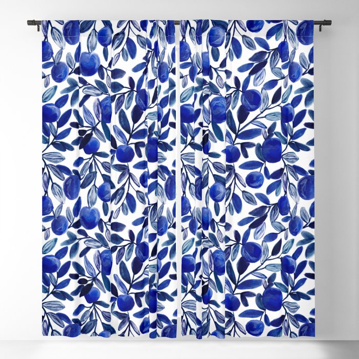 Coastal Blooms Blackout Curtain