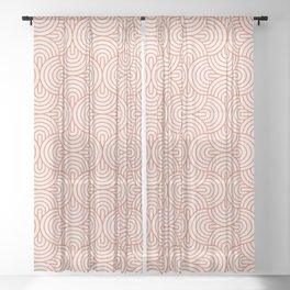 Geometric Ovals - Rejuvenate Sheer Curtain