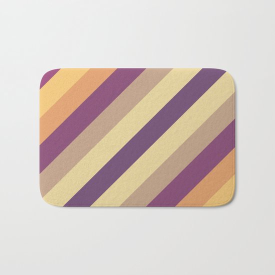 Colorful Lines Bath Mat
