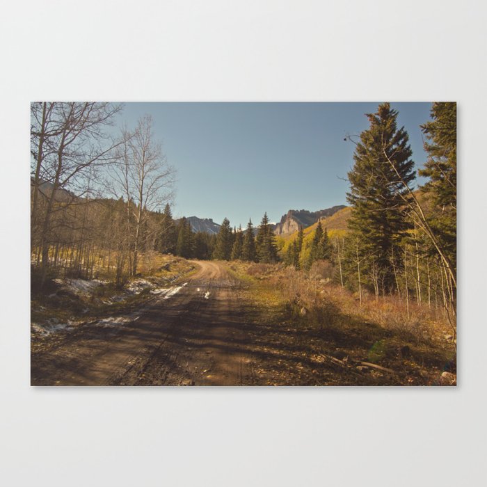 country roads Canvas Print