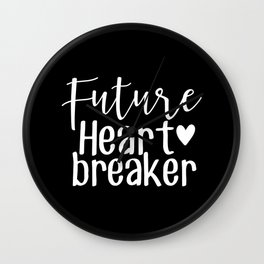Future Heart Breaker Wall Clock