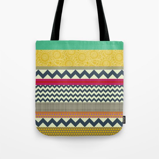 New York Beauty stripe Tote Bag