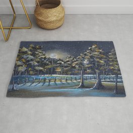 Gently The Snow Falls Rug