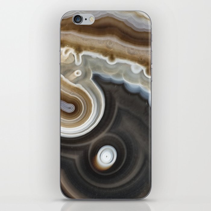 Mocha agate geode 3287 iPhone Skin