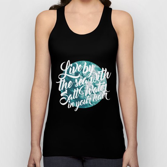 Salt Water #society6 #decor #buyart Unisex Tank Top