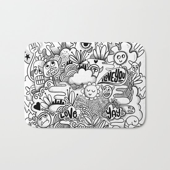 Monster gang Bath Mat