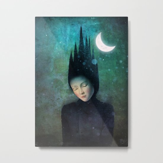 Moonlit Night Metal Print