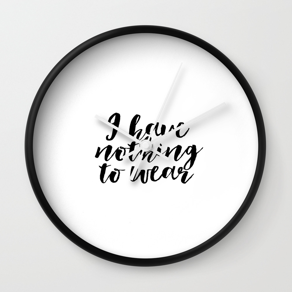 Fashion Wall Art Fashion Posters Dorm Room Girls Room Art Bathroom Art Print Bathroom Sign Women Wall Clock