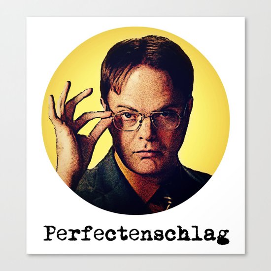Perfectenschlag | Dwight Schrute Canvas Print