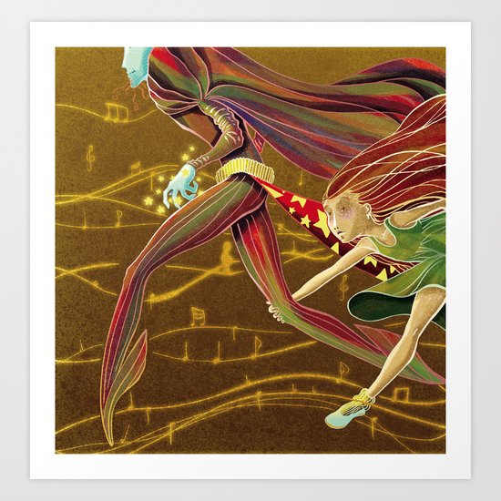 Wait for me! Art Print