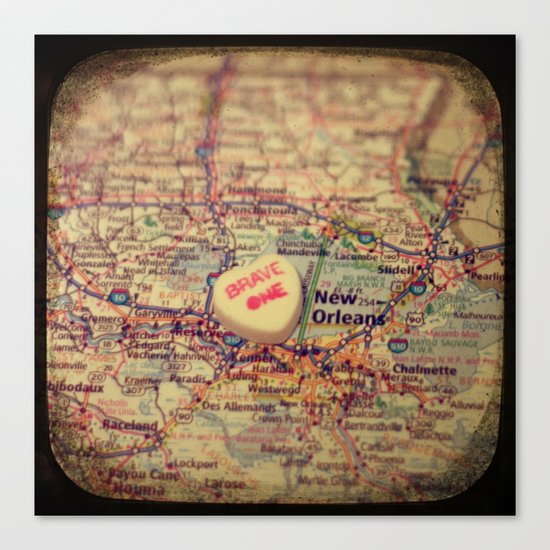 Brave One New Orleans Canvas Print