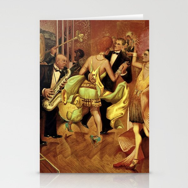 Metropolis No. 2 - Gross Stadt by Otto Dix Stationery Cards