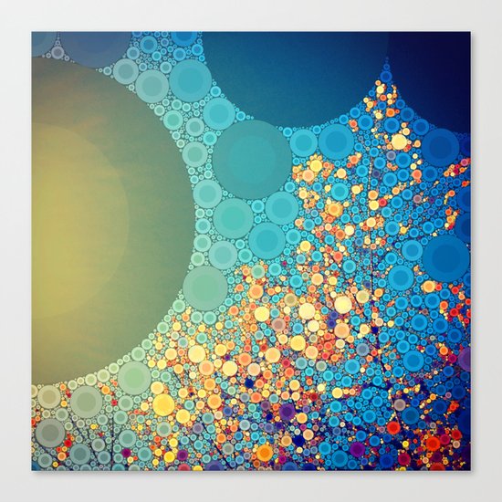 Sky and Leaves Canvas Print