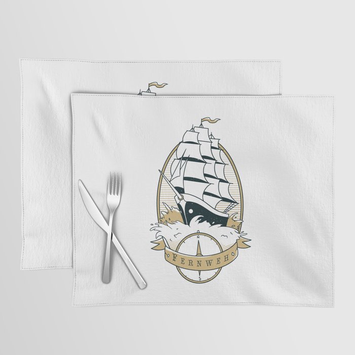 Sail Ship Quote Placemat