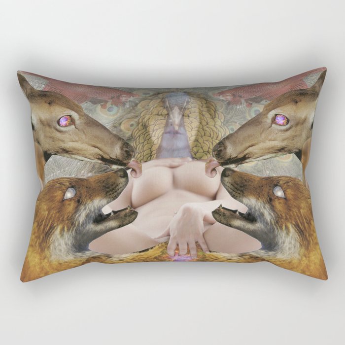 Animal magic Rectangular Pillow