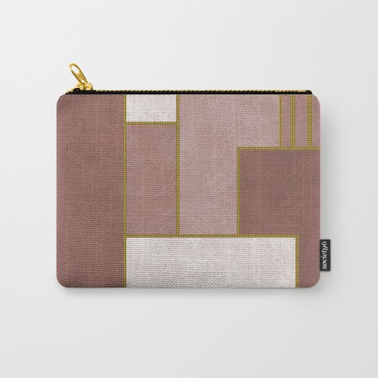 ABSTRACT GEOMETRIC 02 (marble) Carry-All Pouch