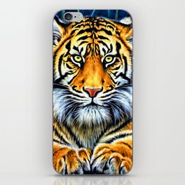 Cool Tiger Portrait iPhone Skin