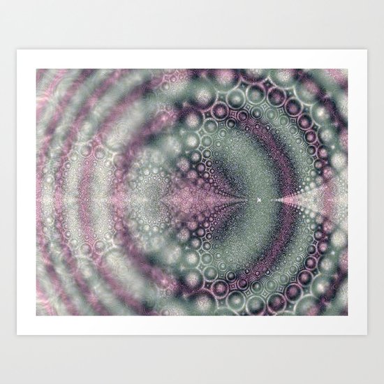 Never Ending Circles Art Print