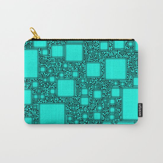 Electronics Blue Carry-All Pouch